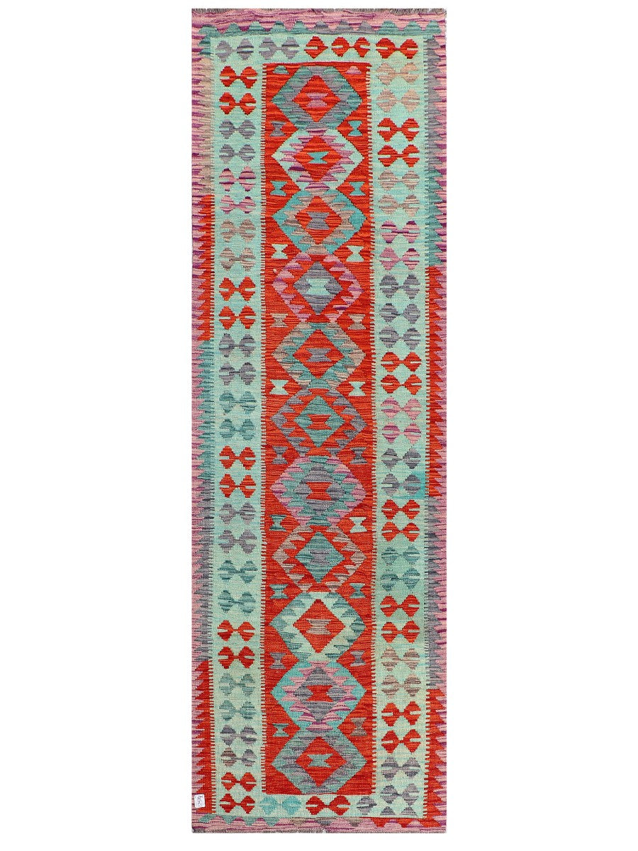 Maimana Afghanistan Kilim Runner - 289 x 91 cm