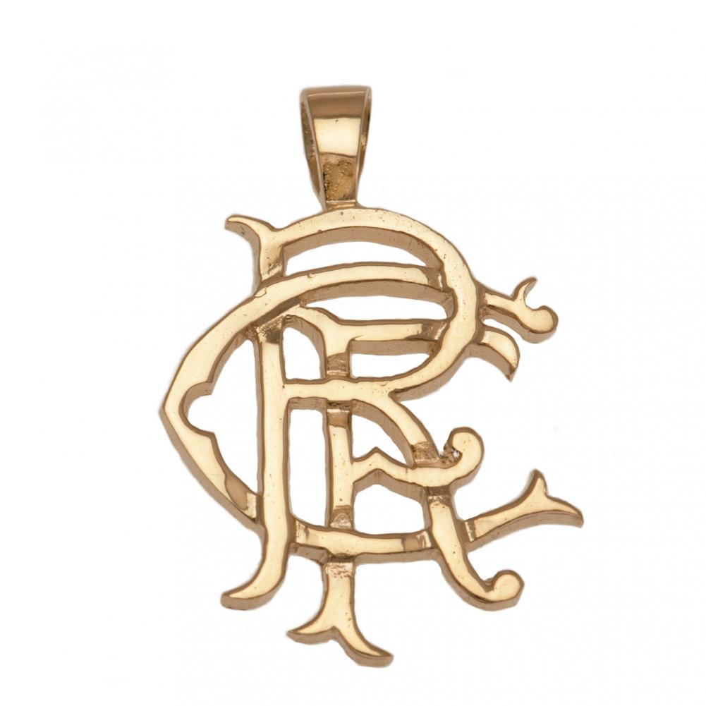 Rangers FC 9ct Gold Medium Pendant