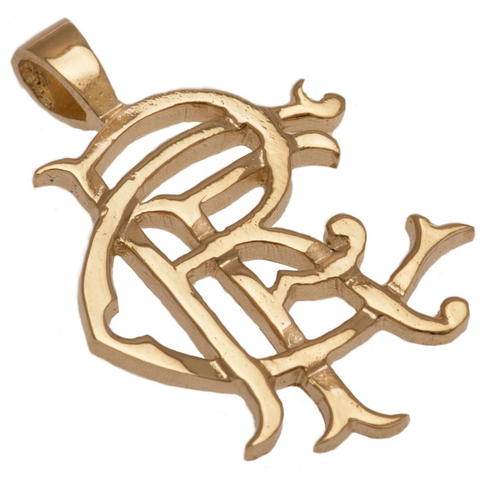 Rangers FC 9ct Gold Medium Pendant
