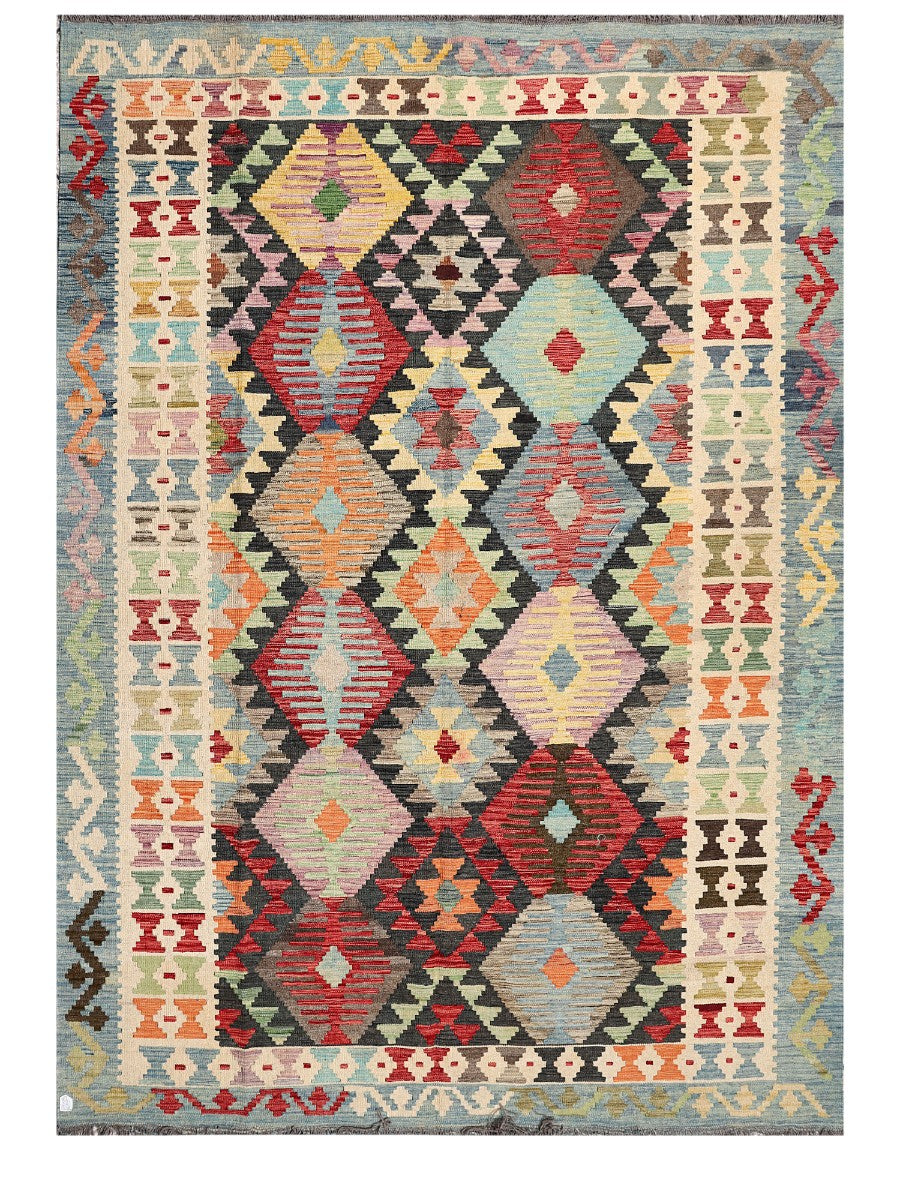 Maimana Afghanistan Kilim Rug - 311 x222 cm