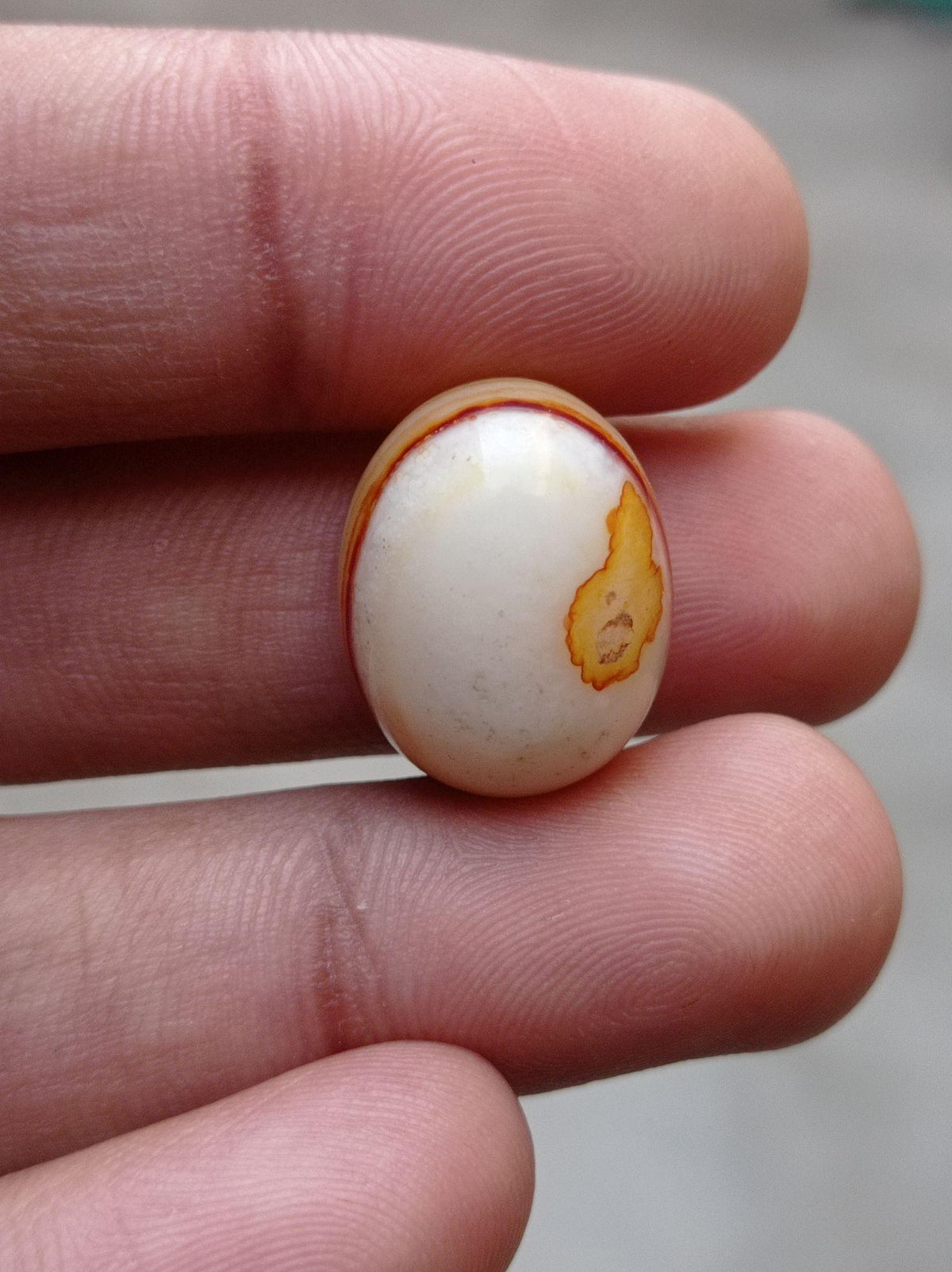 23ct Beautiful Agate - Sulaimani Aqeeq - 20x16mm