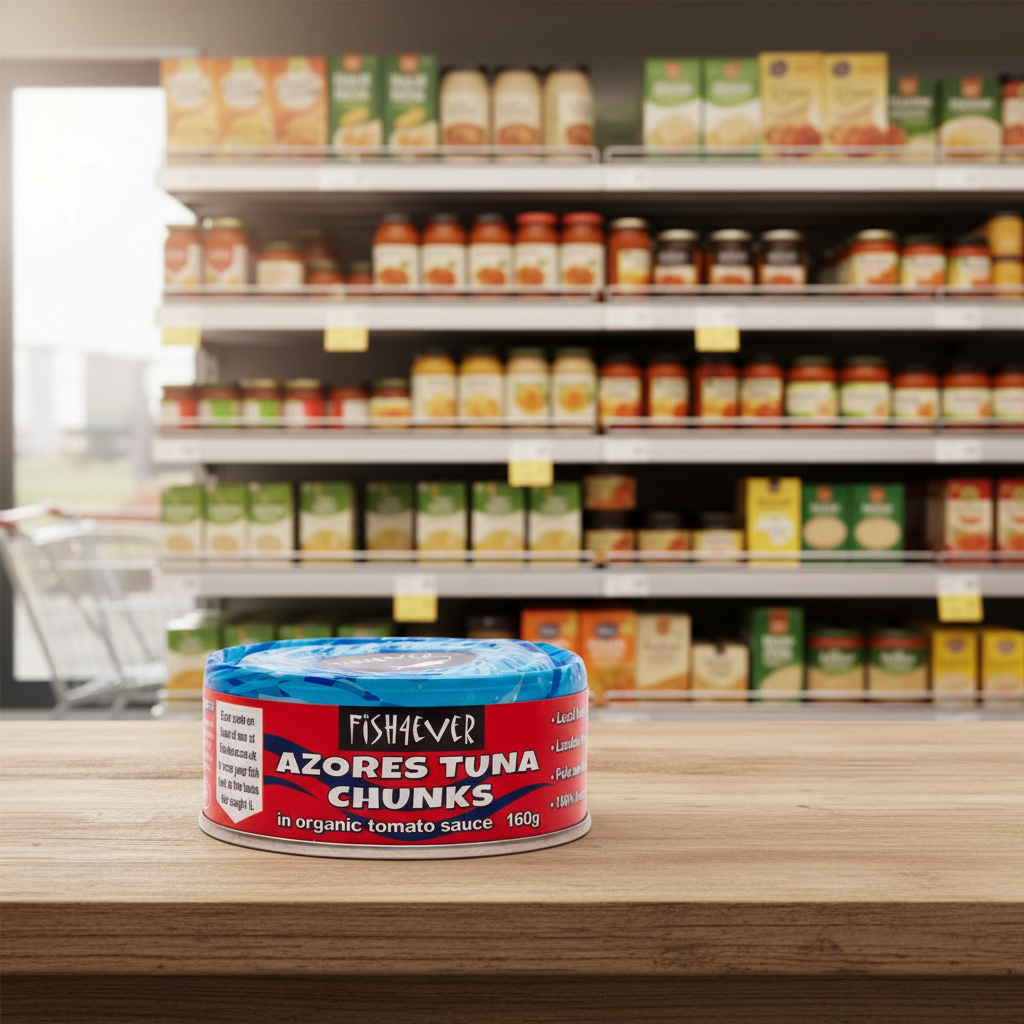 Fish4ever Azores SJ tuna chunks in tomato sauce - 160g
