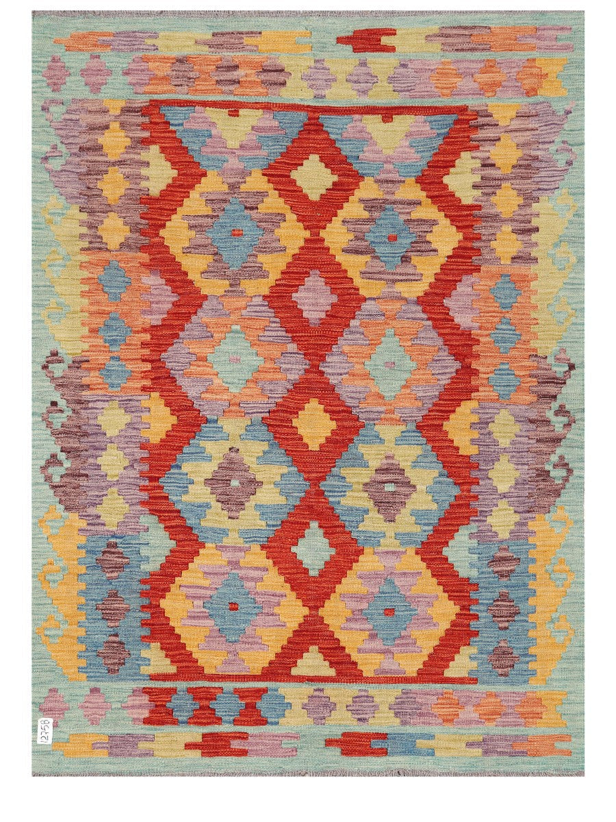 Maimana Afghanistan Kilim Rug - 173 x125 cm