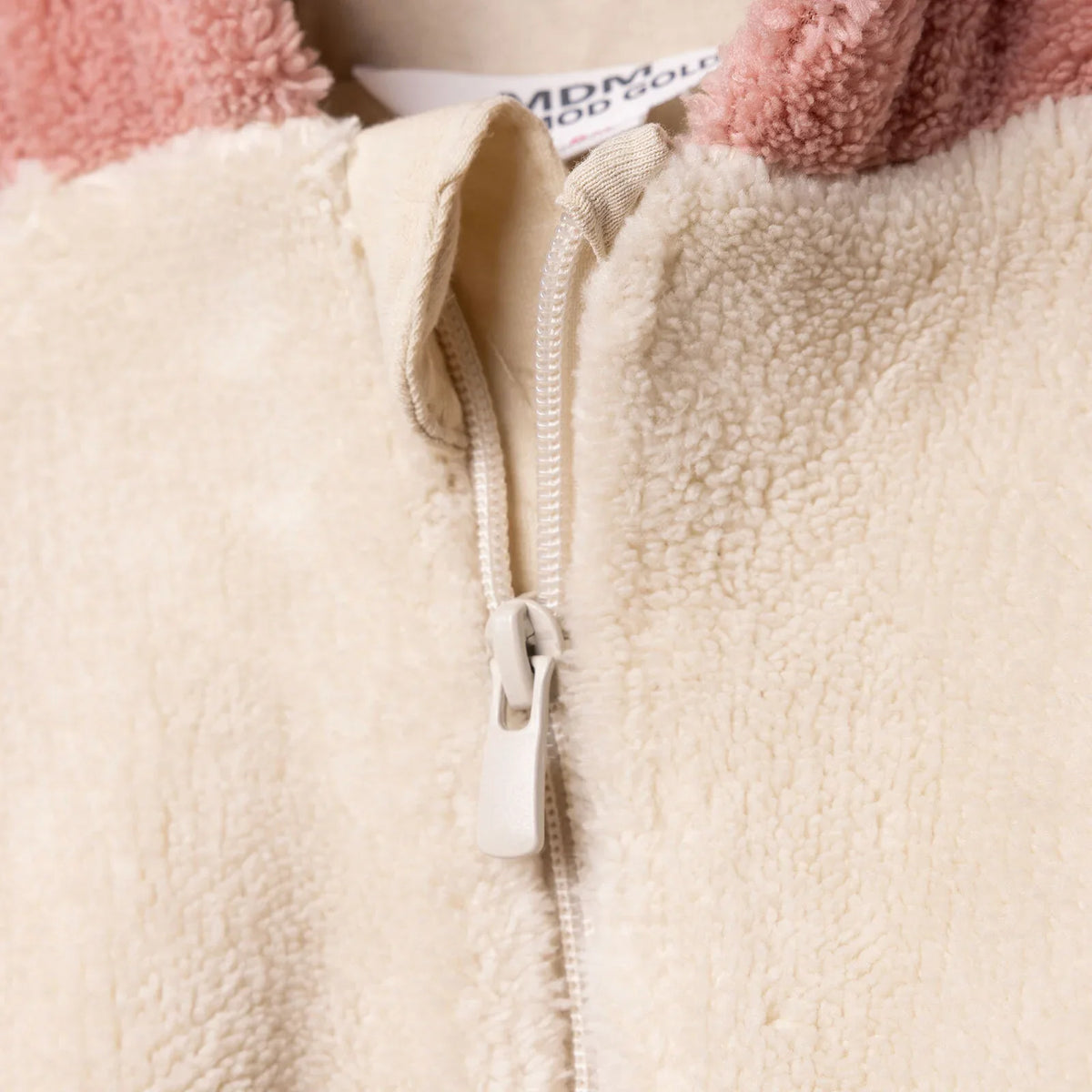 Midimod Peter Pan Collar Fleece Footless Baby Pramsuit (3 Months to 12 Months)