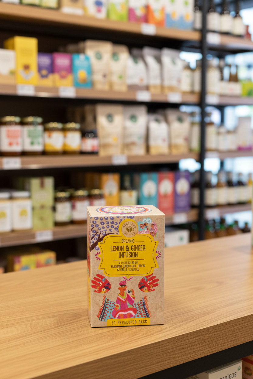 Ministry of Tea Organic Lemon & Ginger Infusion - 20bags