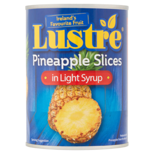 12 x Lustre Pineapple Slices In Natural Juice 565G