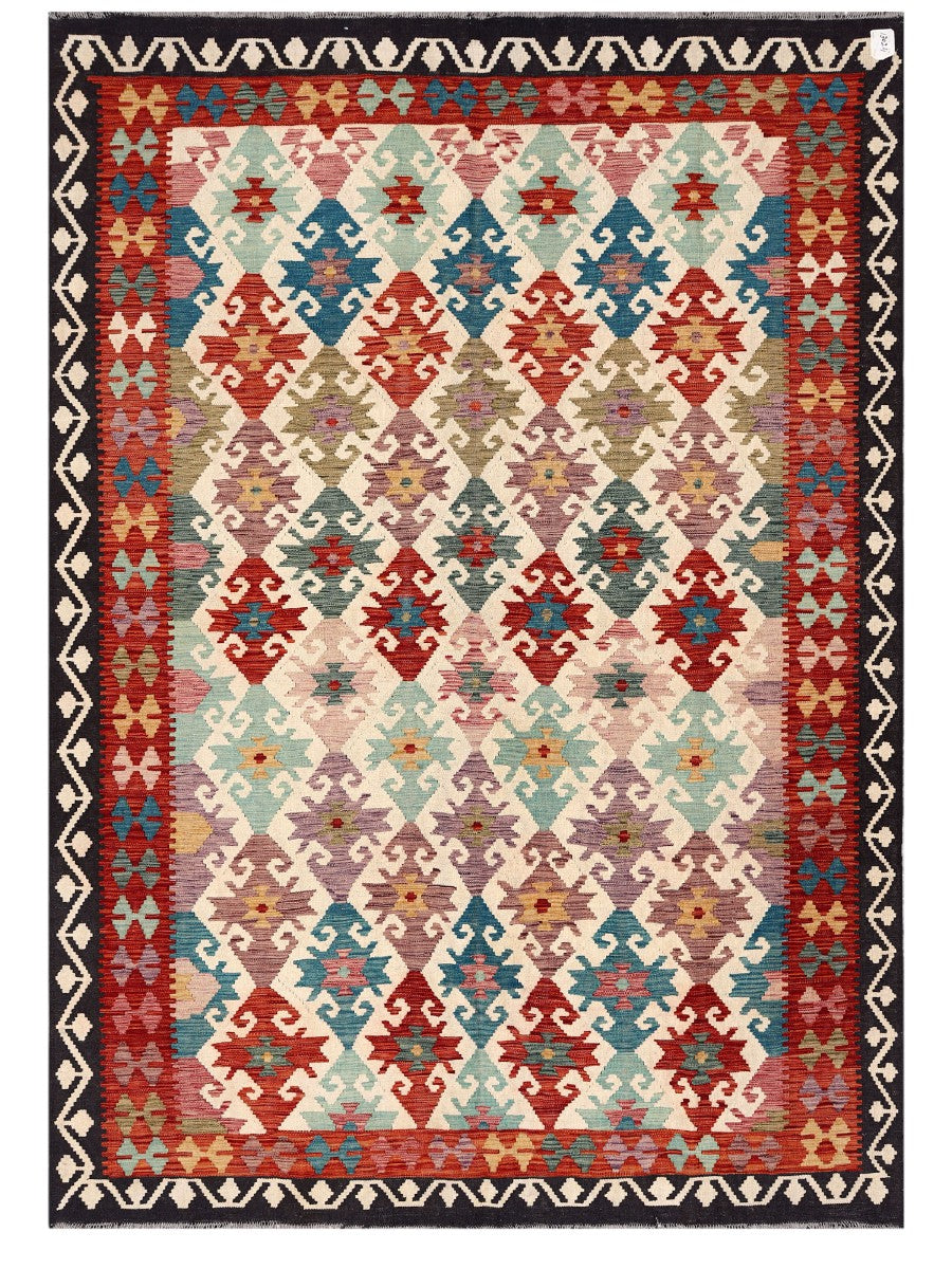 Maimana Afghanistan Kilim Rug - 249 x175 cm