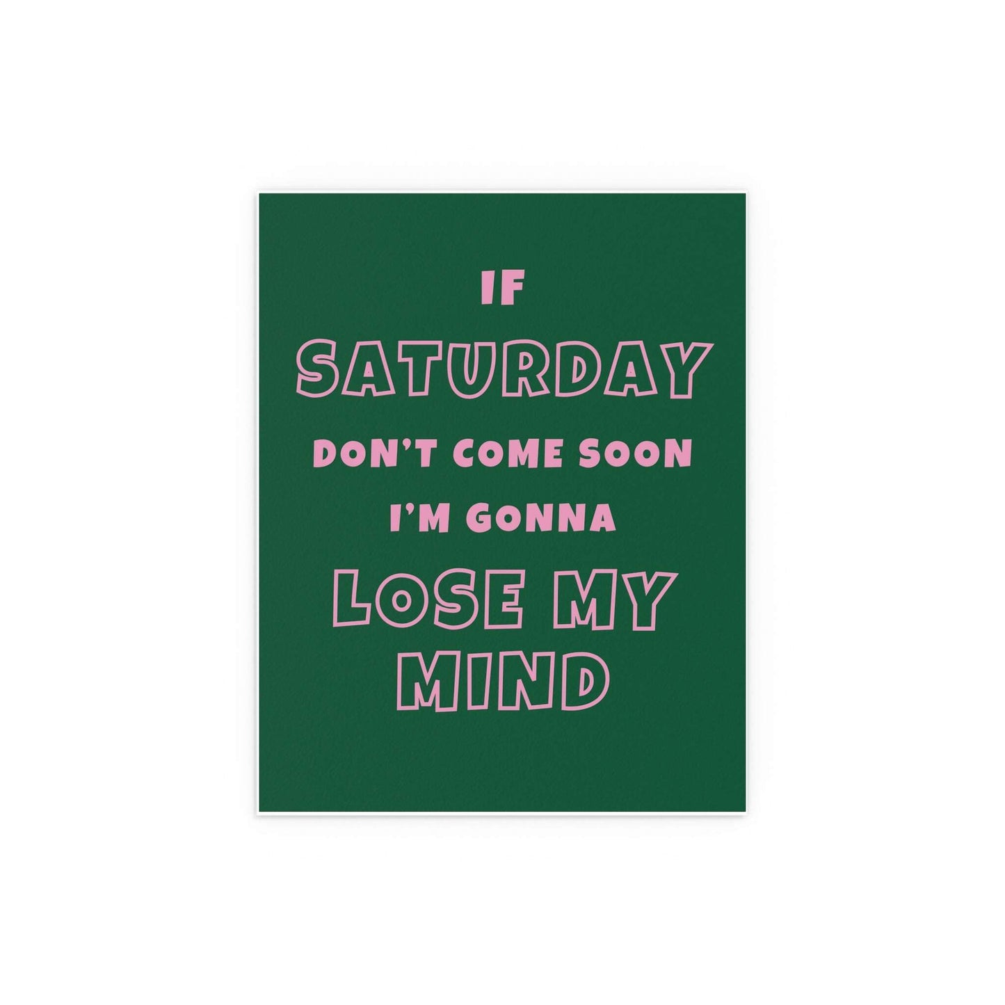 Sam Fender - Saturday (Green + Pink)