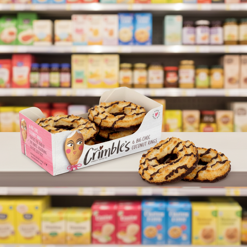 Mrs Crimbles Large Chocolate Coconut Rings - 200g