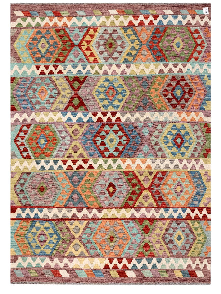 Maimana Afghanistan Kilim Rug - 241 x171 cm