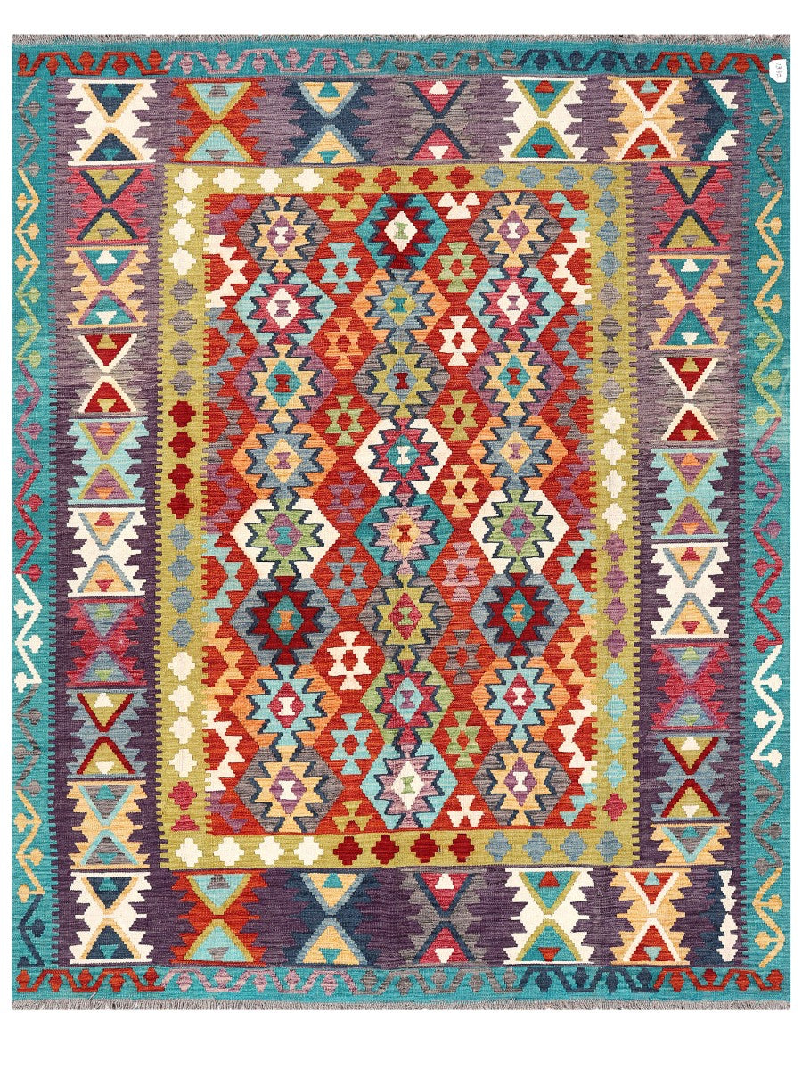 Maimana Afghanistan Kilim Rug - 253 x202 cm