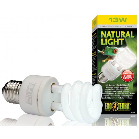 Exo Terra Natural Light Full Spectrum Daylight Bulb 13w