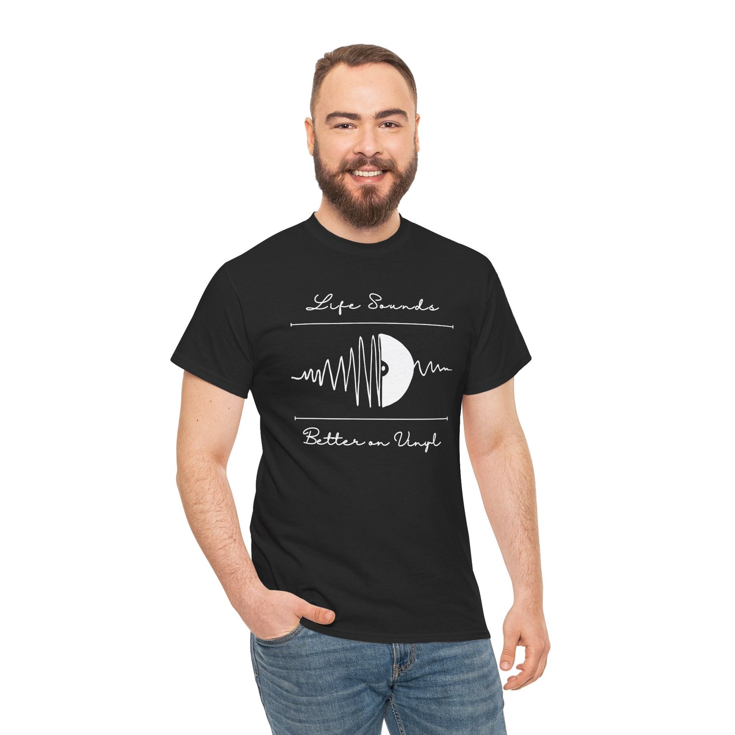 'Life Sounds Better on Vinyl' Men's T-Shirt