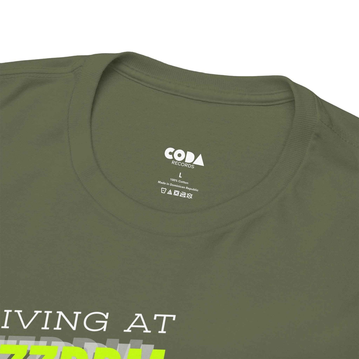 'Living at 33rpm' Flouro Men's T-Shirt