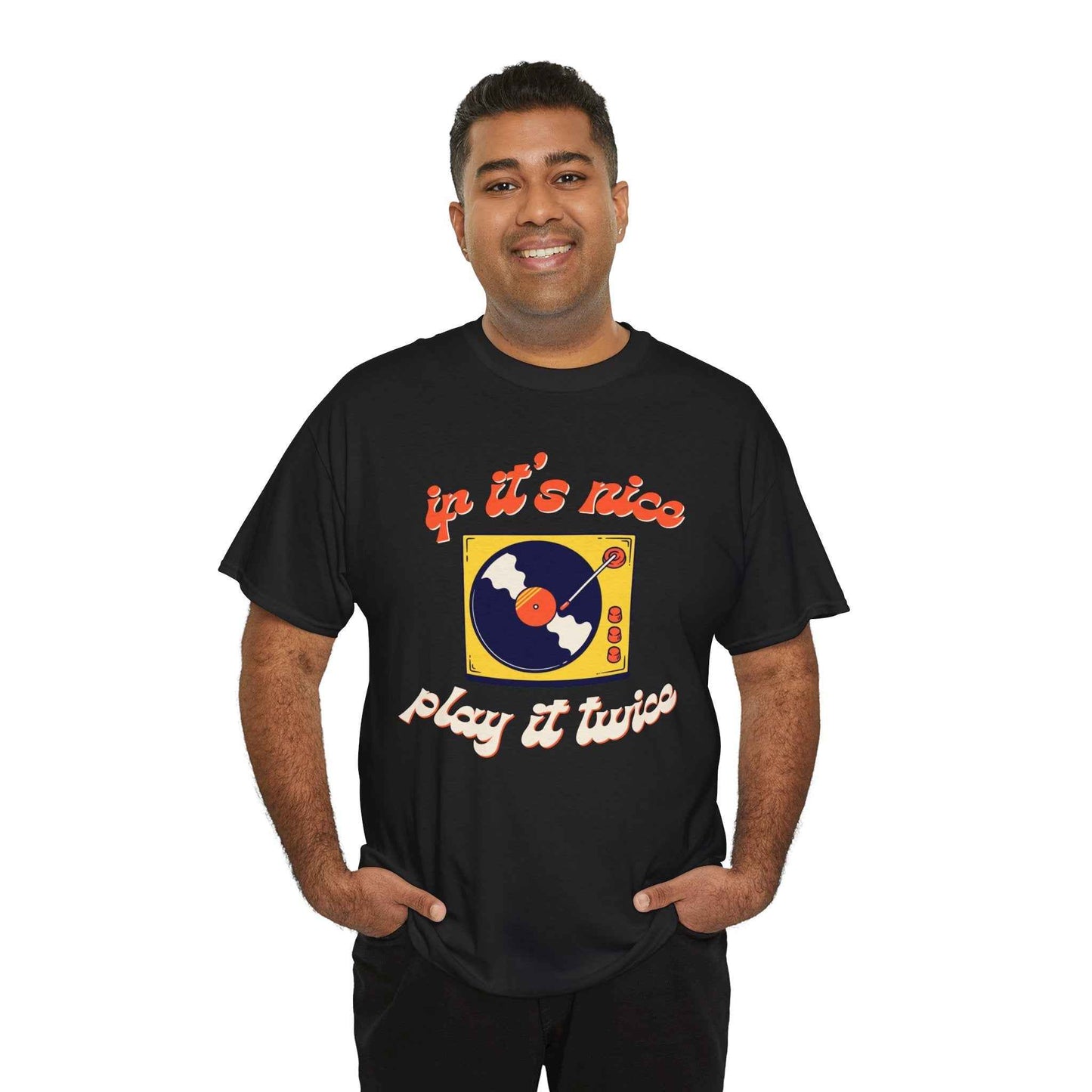 'If It’s Nice, Play It Twice' Vinyl T-Shirt