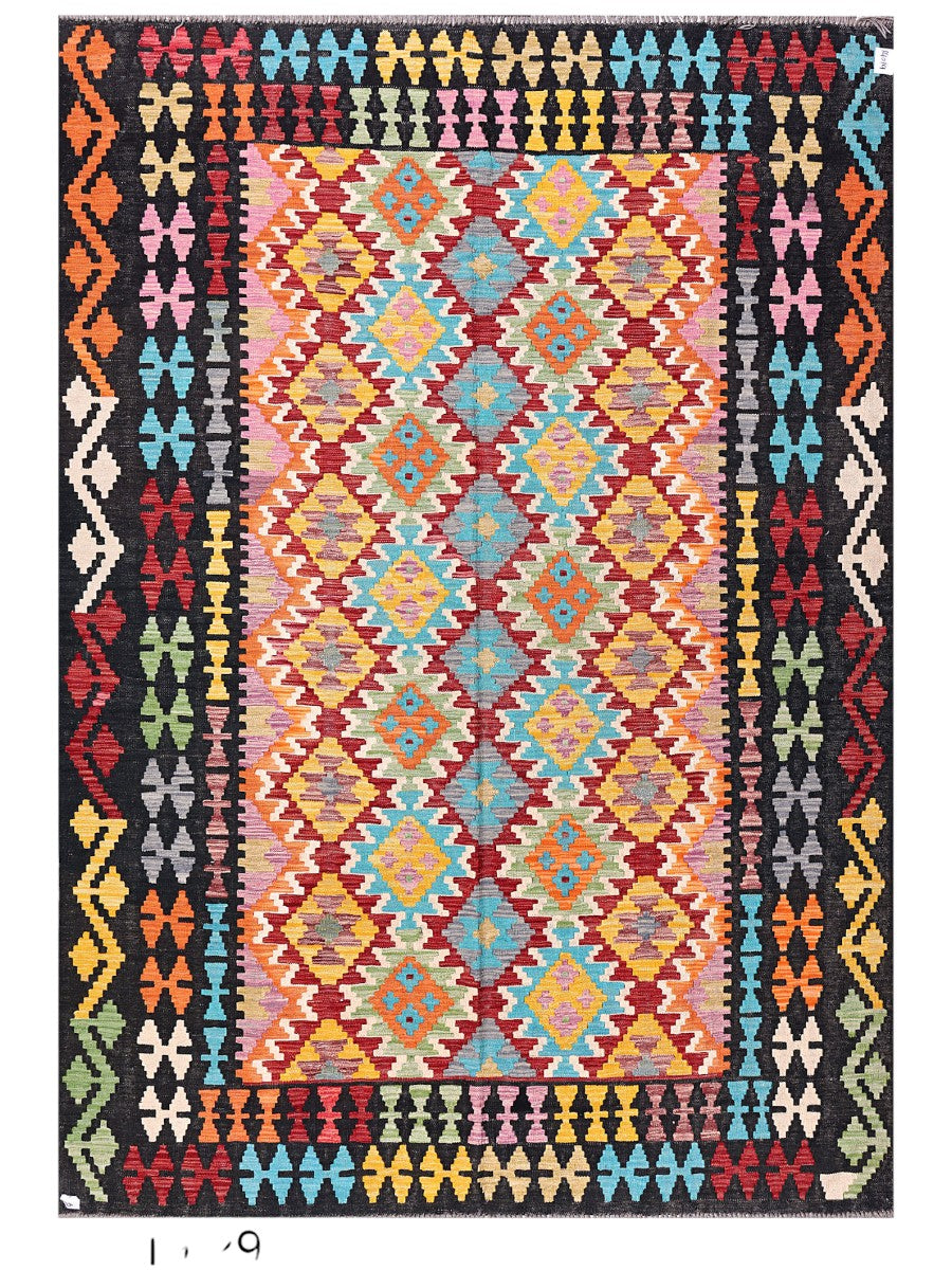 Maimana Afghanistan Kilim Rug - 290 x205 cm