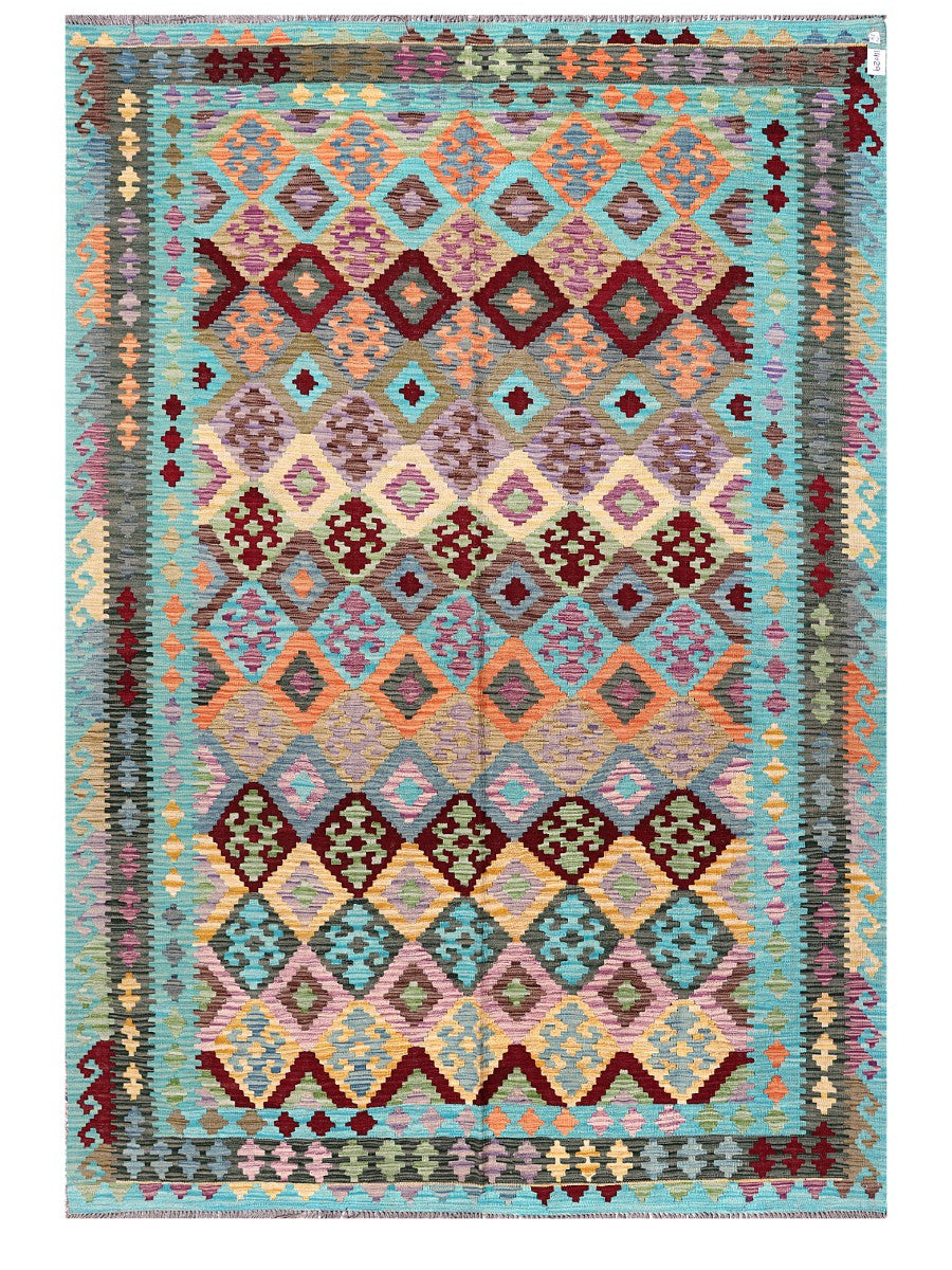 Maimana Afghanistan Kilim Rug - 294 x205 cm
