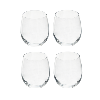 Ada Set Of 4 Crystal Small Tumblers