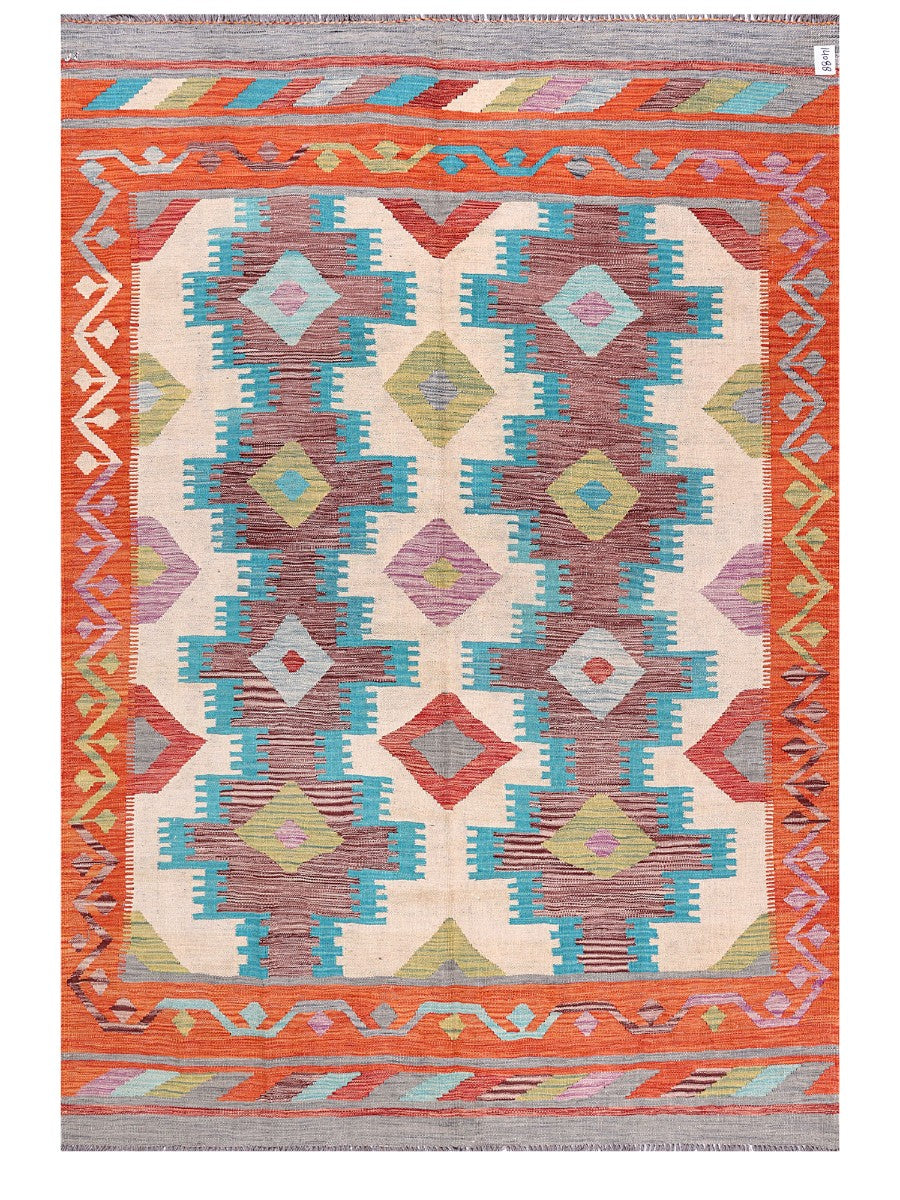 Maimana Afghanistan Kilim Rug - 252 x176 cm