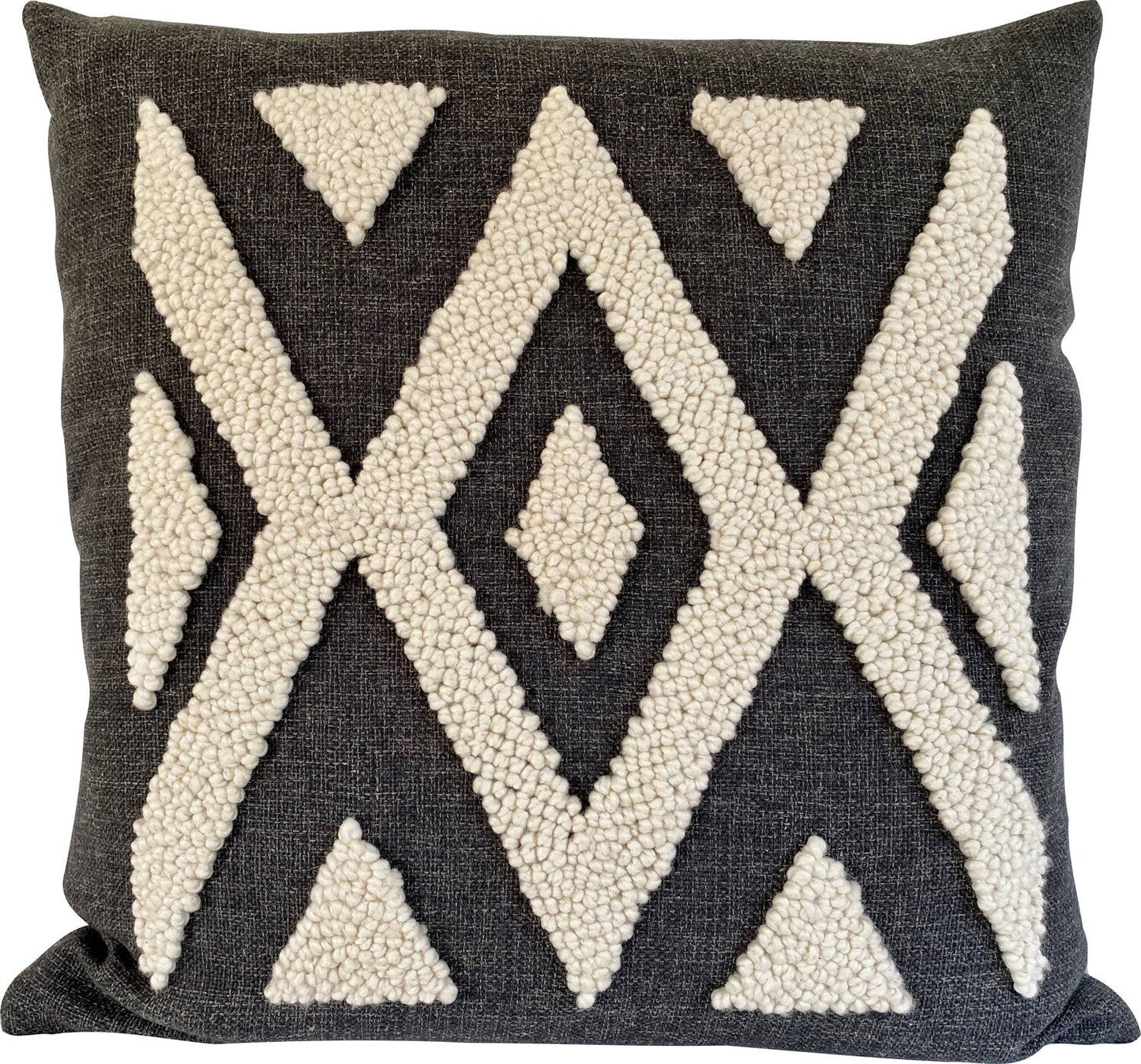 Punch Needle Cushion Cover - Ndebele Pattern 2
