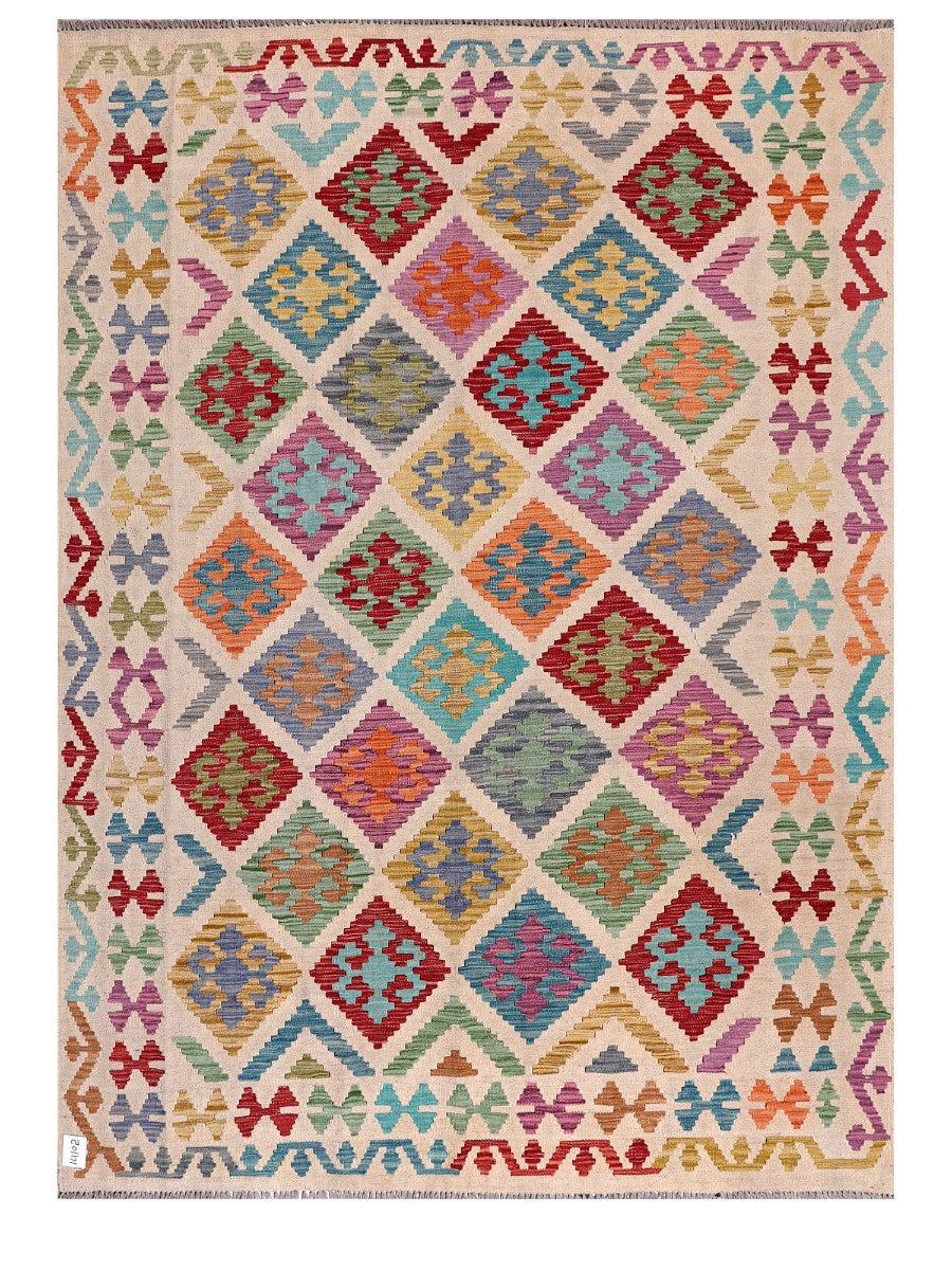 Maimana Afghanistan Kilim Rug - 240 x174 cm
