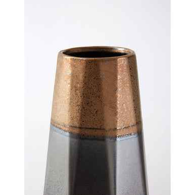 Jet Small Metallic Vase