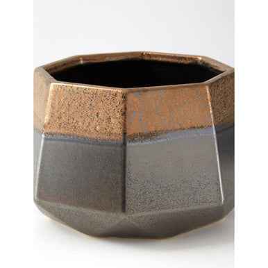 Jet Large Metallic Planter