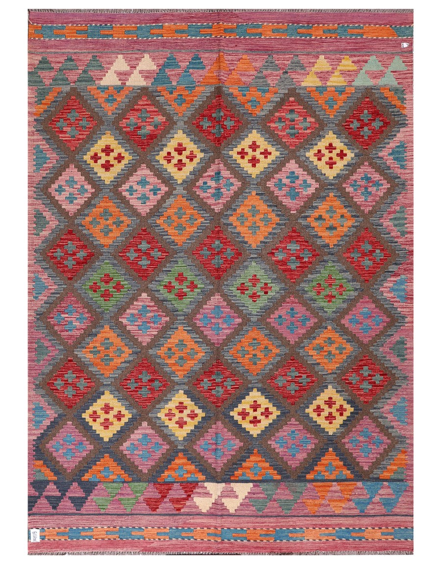 Maimana Afghanistan Kilim Rug - 257 x185 cm