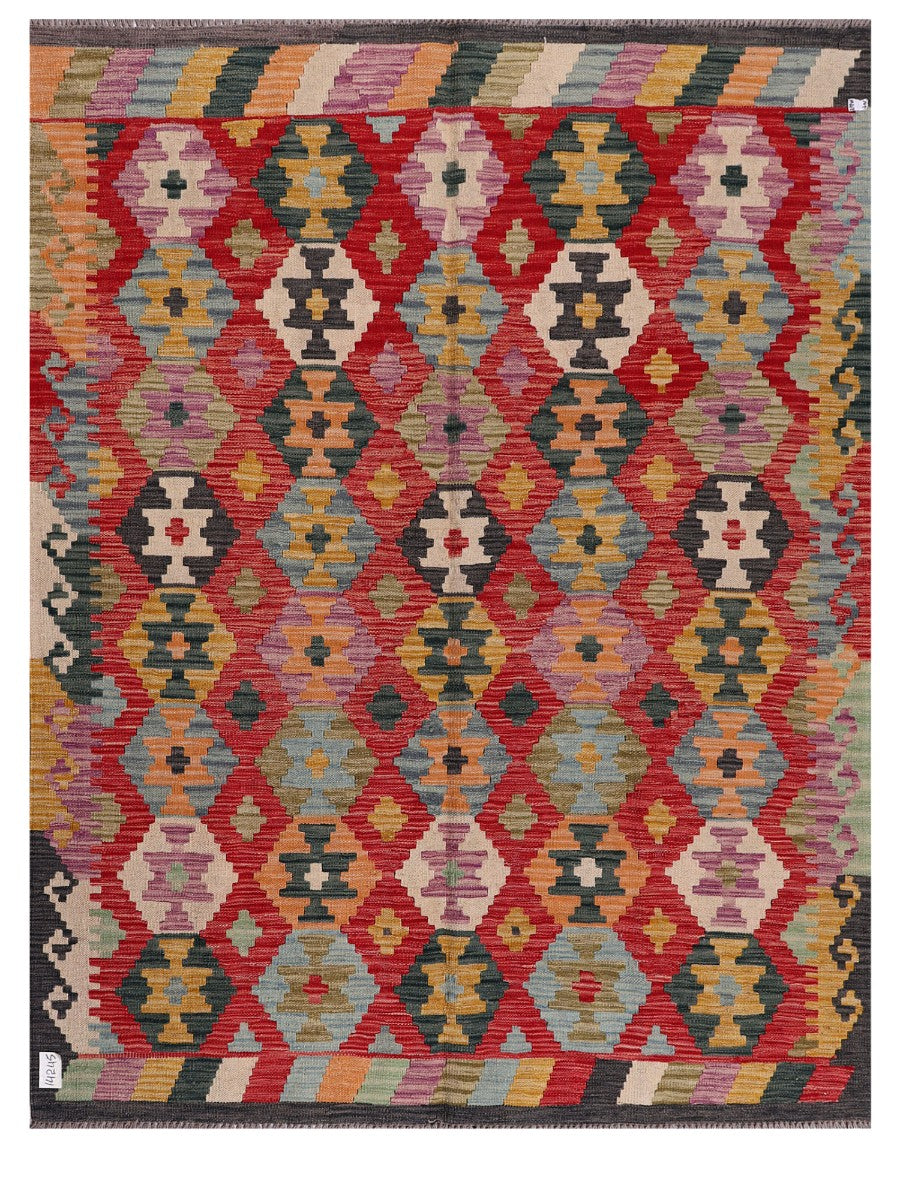 Maimana Afghanistan Kilim Rug - 194 x151 cm