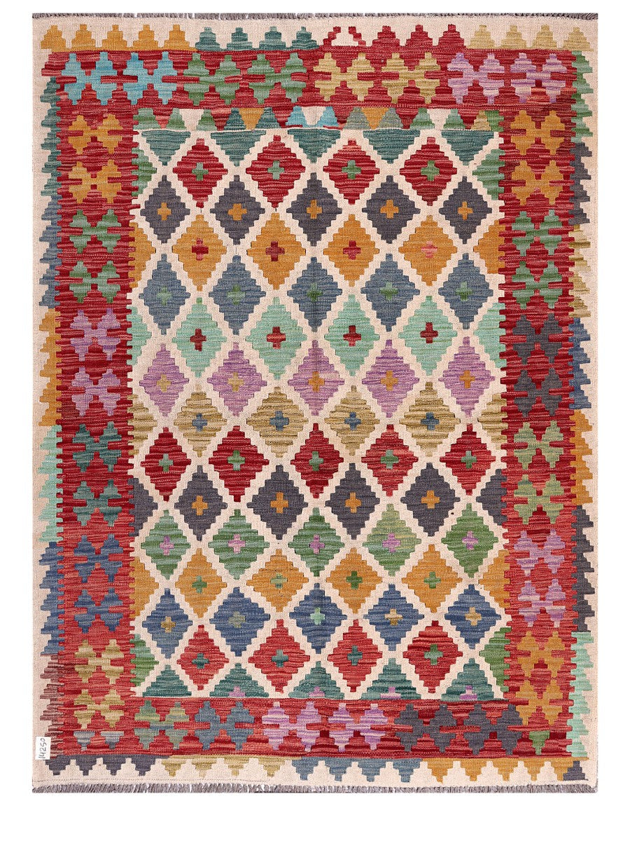 Maimana Afghanistan Kilim Rug - 200 x149 cm