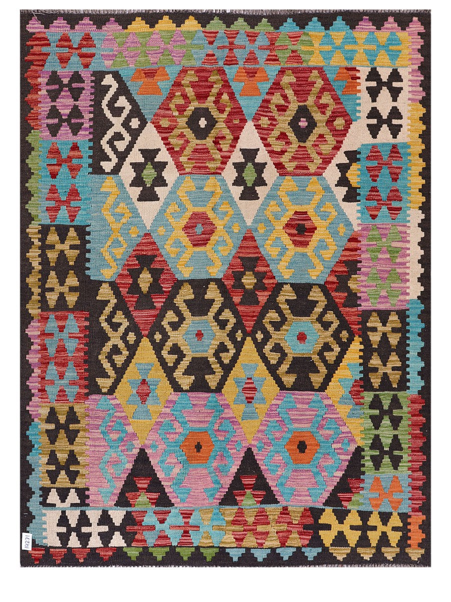 Maimana Afghanistan Kilim Rug - 205 x155 cm