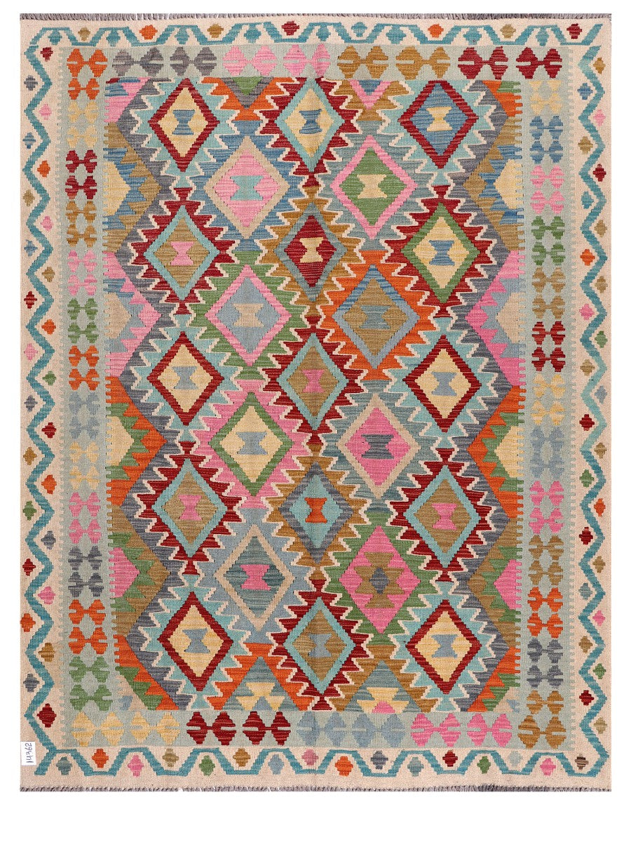 Maimana Afghanistan Kilim Rug - 200 x156 cm