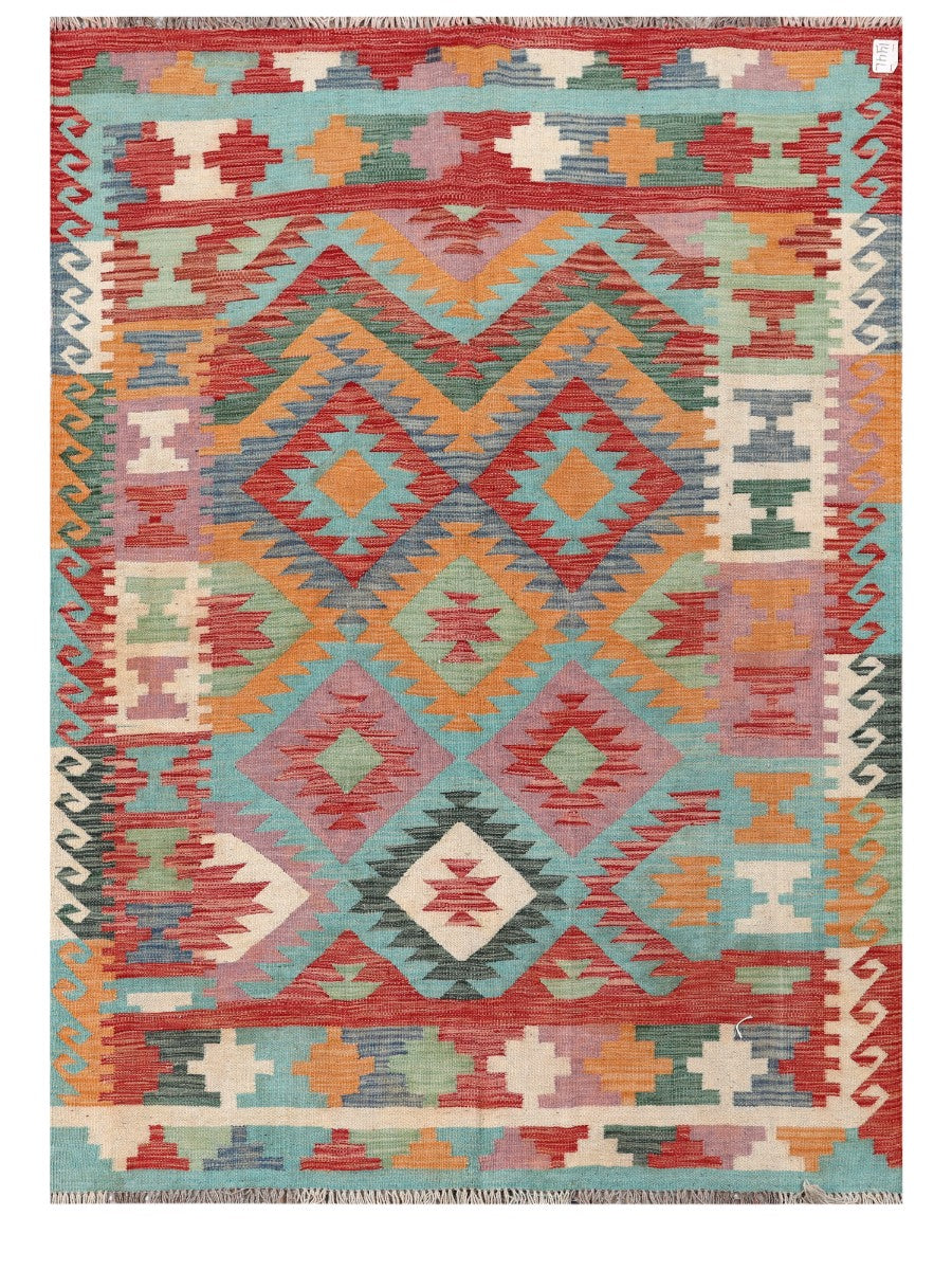 Maimana Afghanistan Kilim Rug - 209 x150 cm