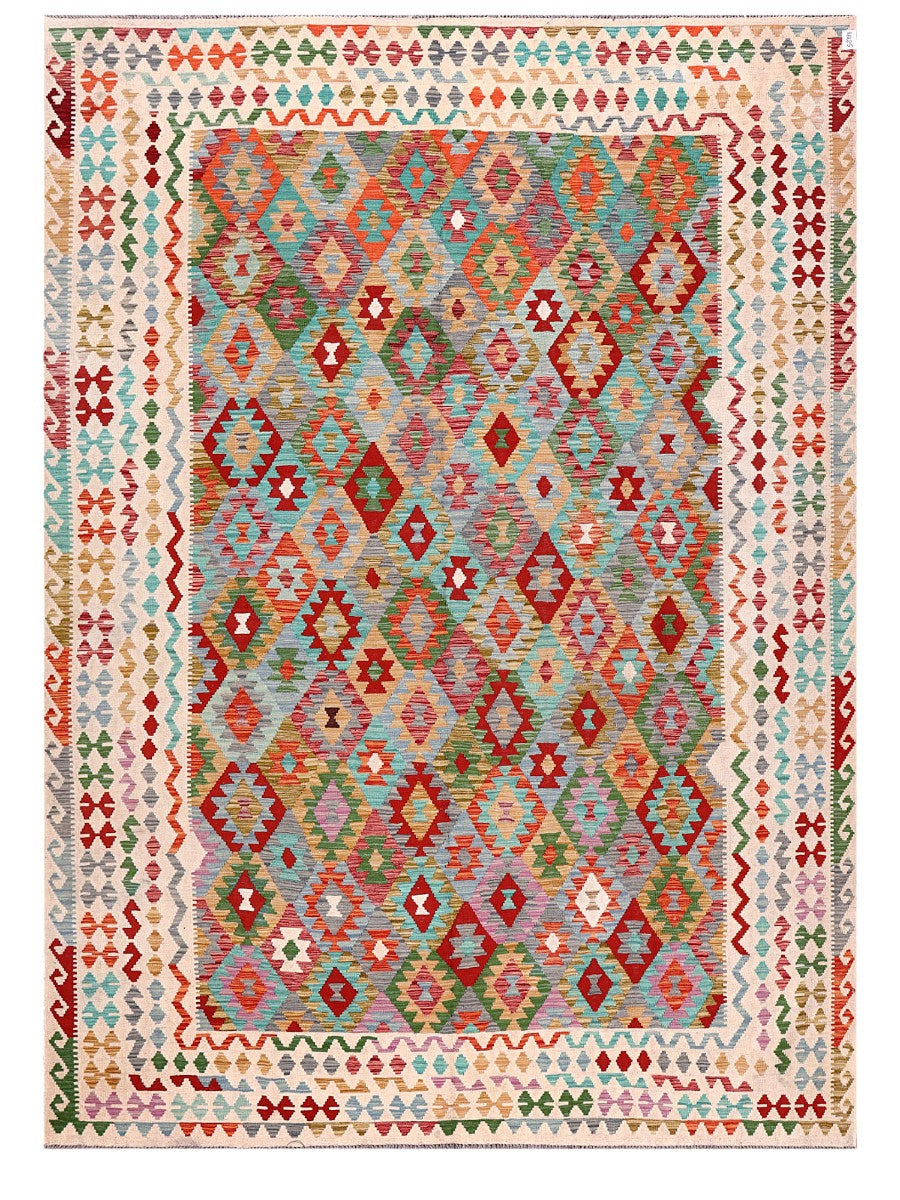 Maimana Afghanistan Kilim Rug - 352 x256 cm