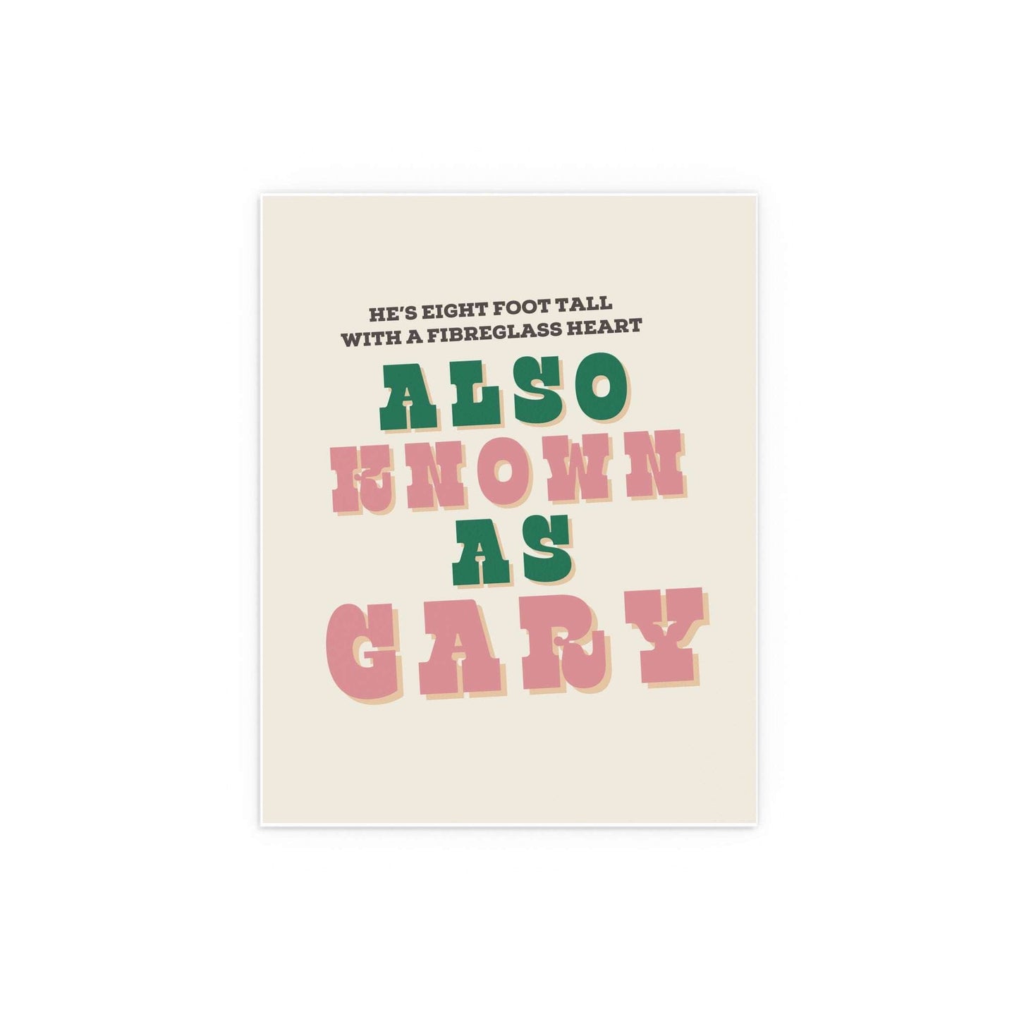 Blossoms - Gary (Off-white + Green + Pink)