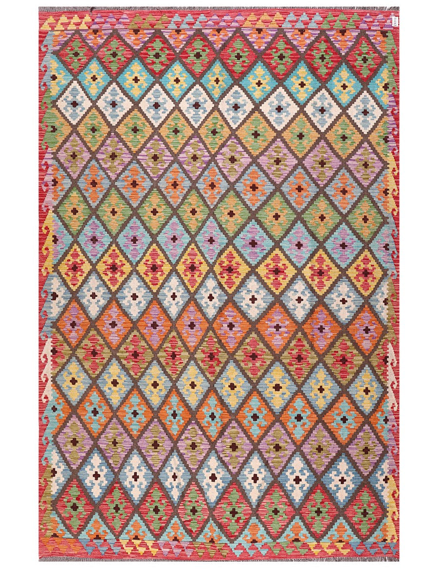 Maimana Afghanistan Kilim Rug - 349 x231 cm