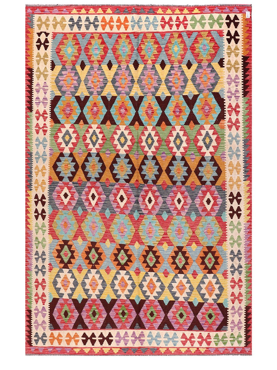 Maimana Afghanistan Kilim Rug - 345 x226 cm