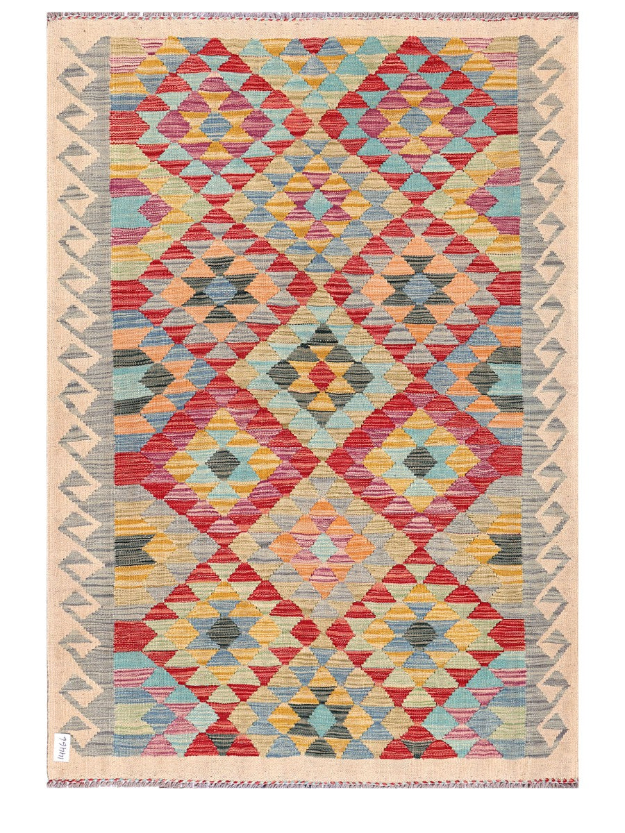 Maimana Afghanistan Kilim Rug - 179 x126 cm