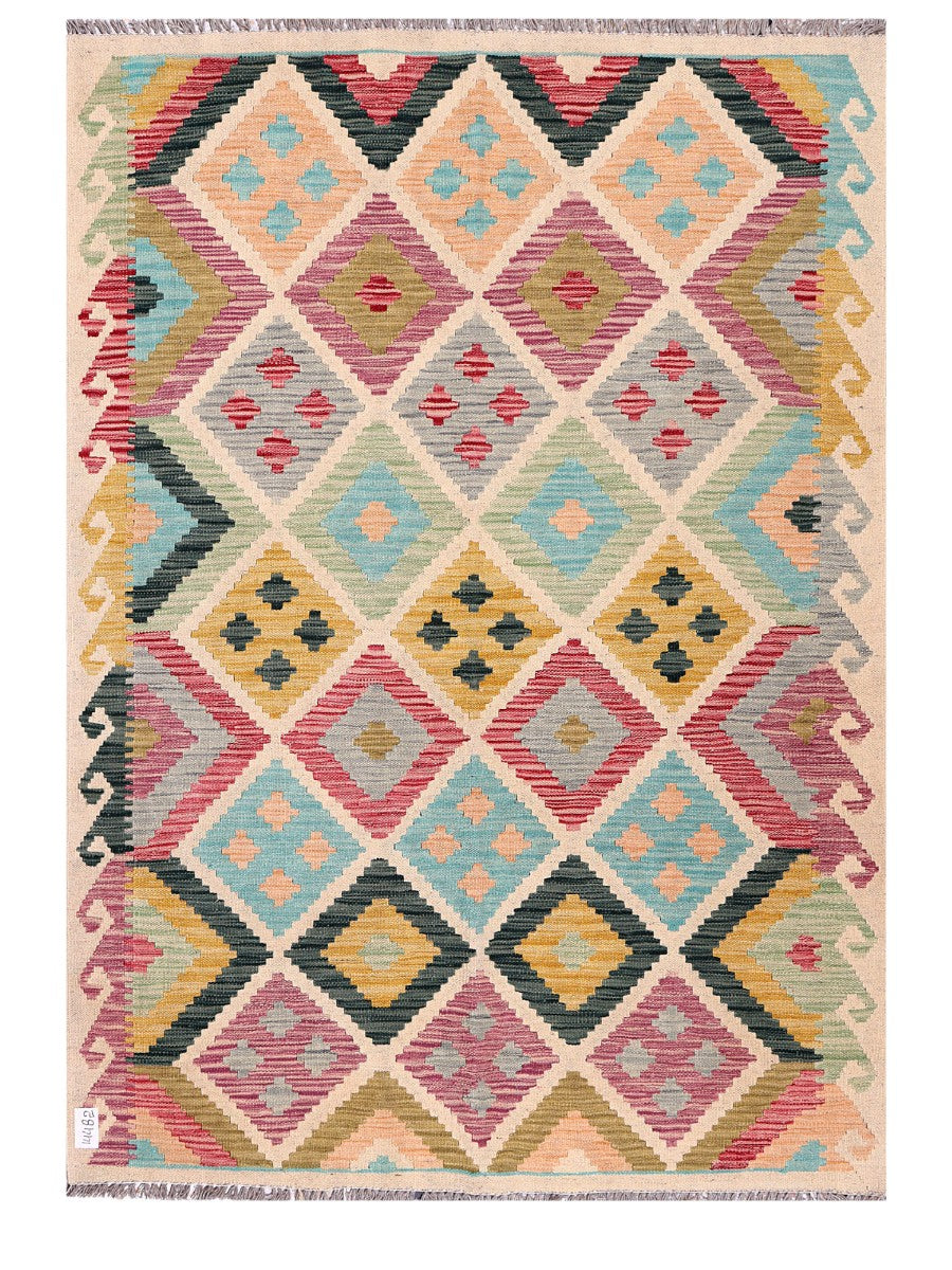 Maimana Afghanistan Kilim Rug - 178 x127 cm