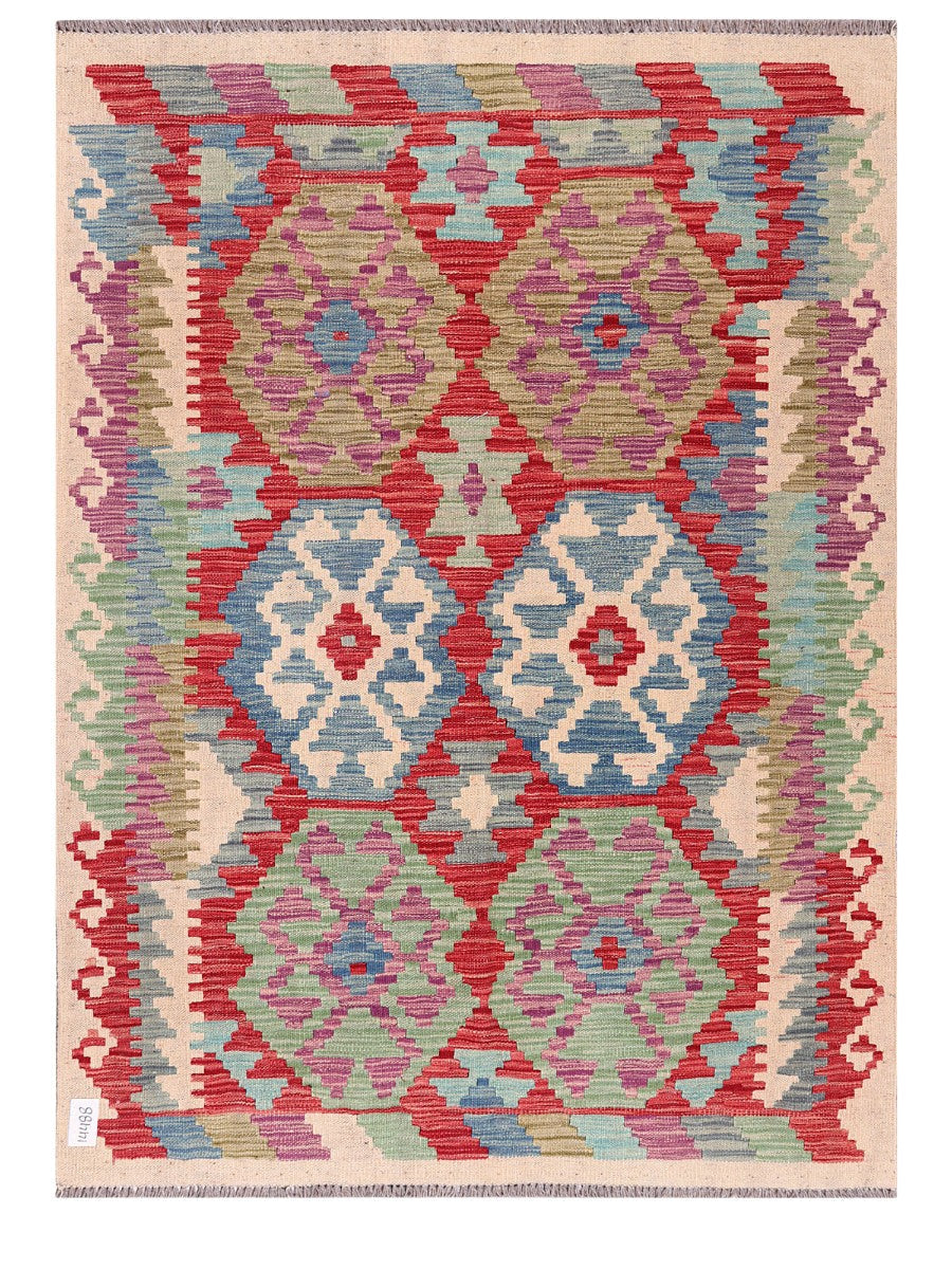 Maimana Afghanistan Kilim Rug - 166 x122 cm
