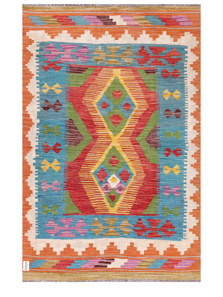 Maimana Afghanistan Kilim Rug - 179 x118 cm