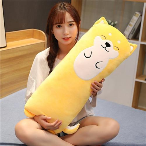 Long Animal Dog Rabbit Stuffed Plush Pillow Cushion Toy