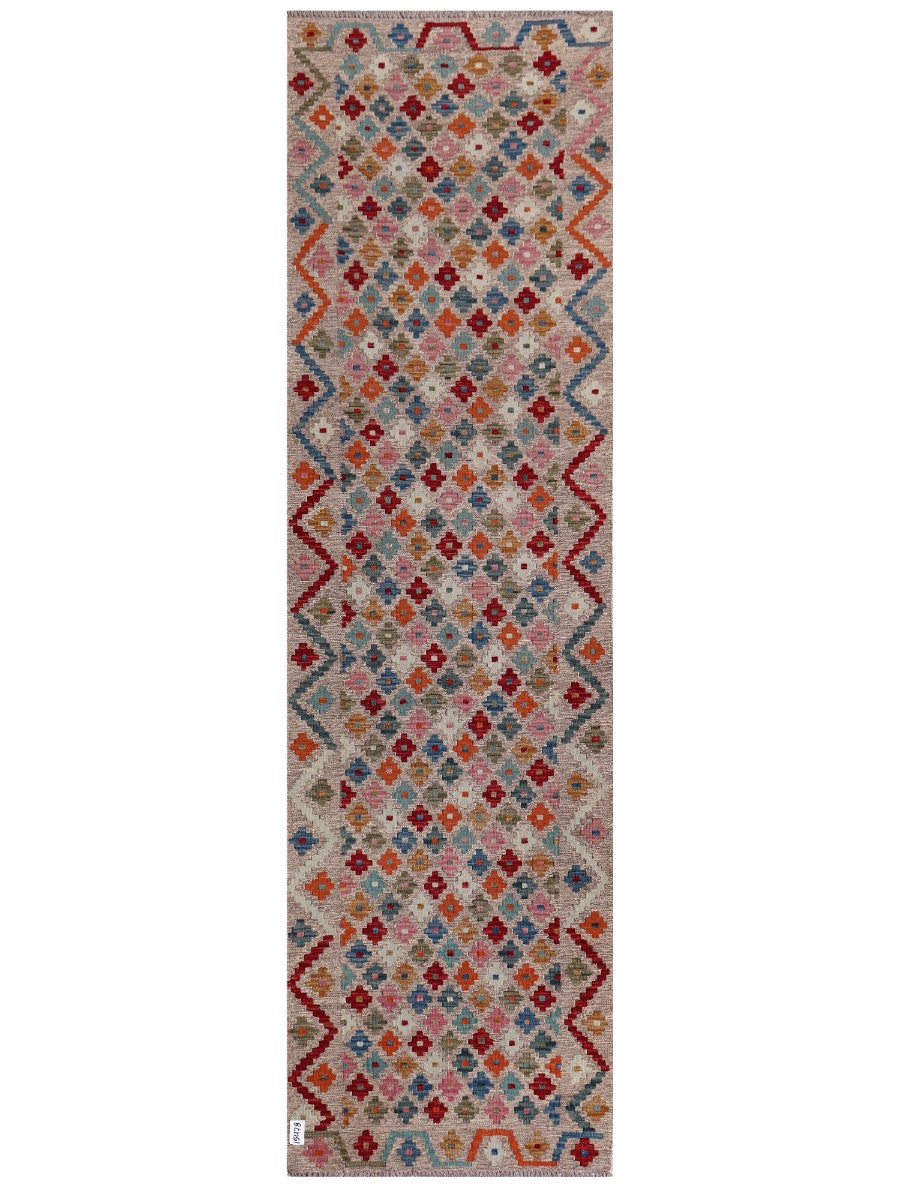 Maimana Afghanistan Kilim Runner - 295 x 84 cm