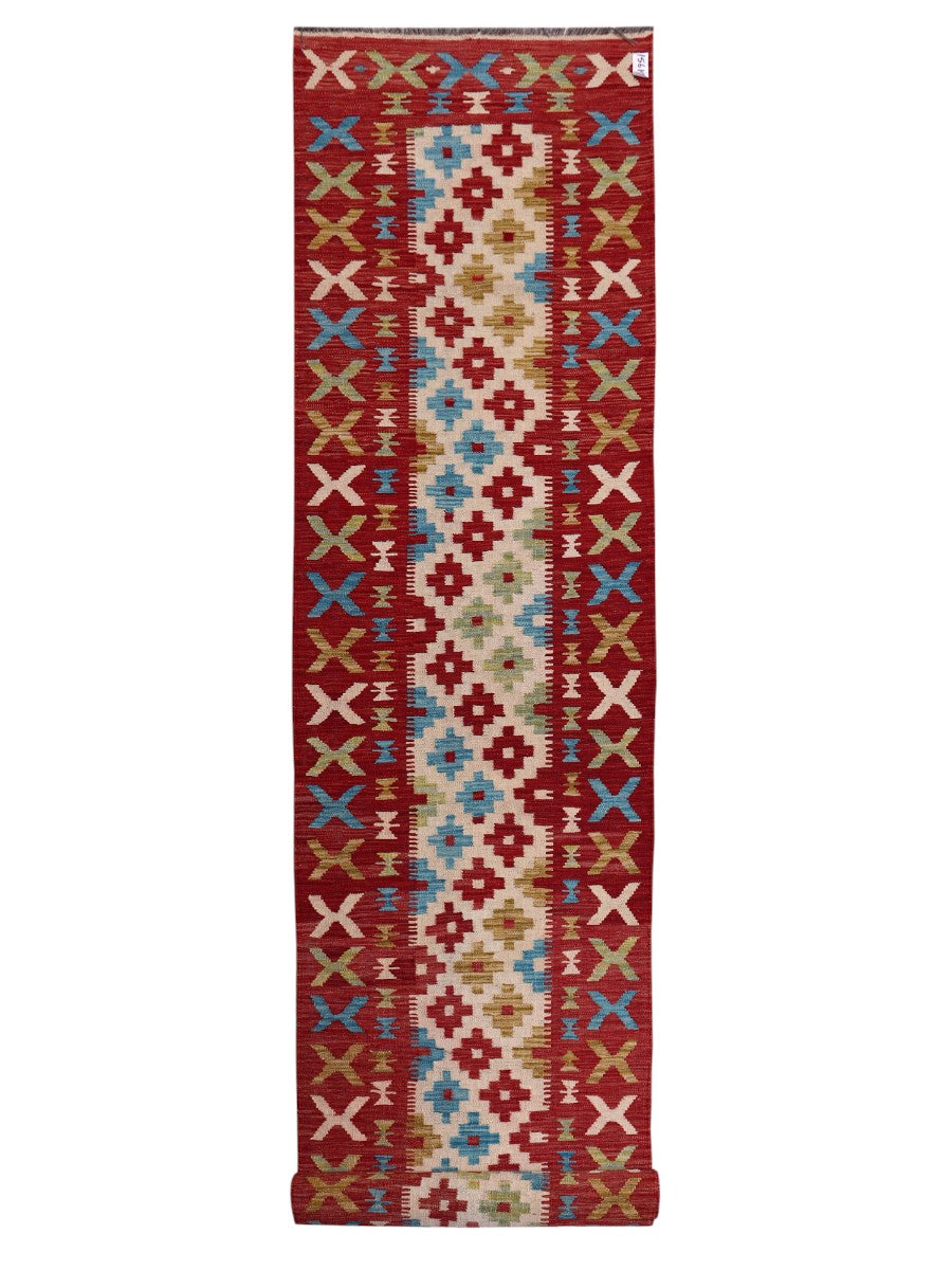 Maimana Afghanistan Kilim Runner - 490 x 83 cm
