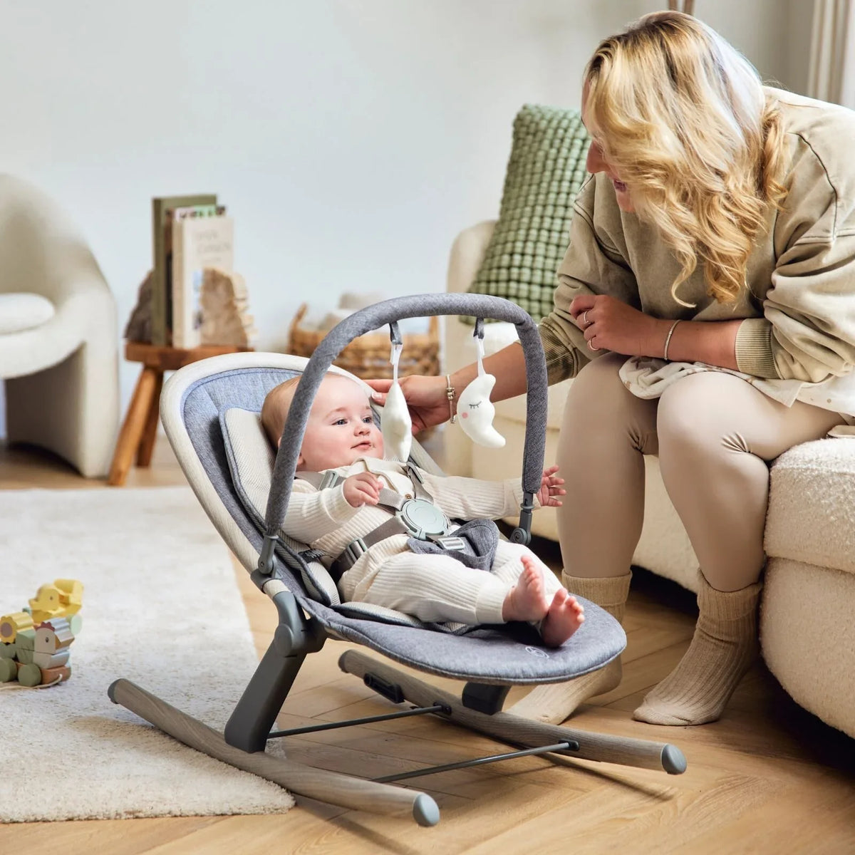 Ickle Bubba Stella Rocker - Grey