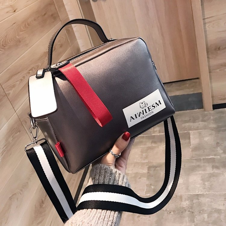Wide Shoulder Strap Crossbody All-Match Soft Handbag