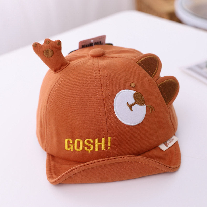 Spring Baby Hat Lovely Cartoon Kids Girl Boy Basket Cap Summer Infant Sunhat