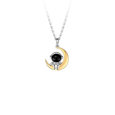 Roaming Planet Men's and Women's Clavicle Chain Pendant Valentine's Day Gift