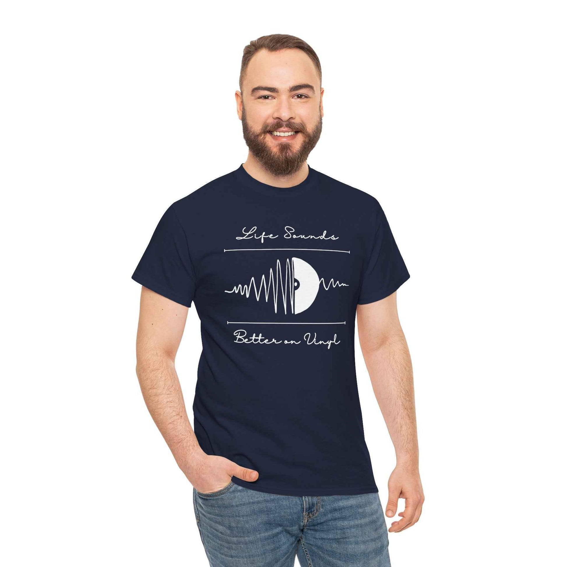 'Life Sounds Better on Vinyl' Men's T-Shirt