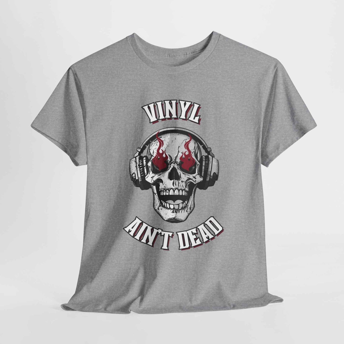 'Vinyl Ain't Dead' Skull Men's T-Shirt